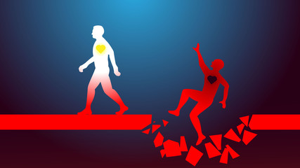 Earth cannon be worn unholy men. man must keep his heart in pure condition for healthy and sure life