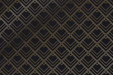 Art deco pattern background with diamond shape - Illustration