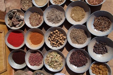 Spices in Petra, Jordan