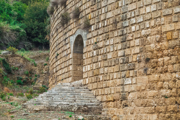 Historical site of Perge or Perga in Antalya, Turkey. Vast remains of prosperous Roman city. Ancient Perge city existed from X century before Christ till VIII of our era. 