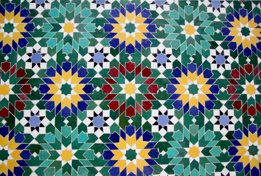 decorative hand made tiles and mosaic patterns