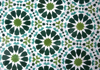 decorative hand made tiles and mosaic patterns
