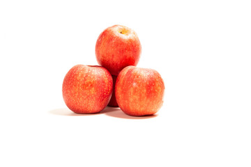 The red apple