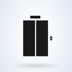 elevator icon vector logo template symbol illustration