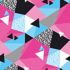 Obraz premium Abstract geometric seamless pattern