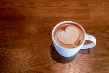 Coffee is on the table.