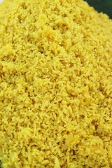 Chicken biryani with rice delicious and sauce