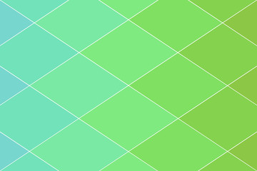 Green Colorful Diamond Background with Gradient Rainbow Design
