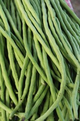 Long bean for cooking at street food
