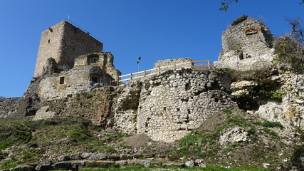 Fototapeta na wymiar ruins of old castle 1
