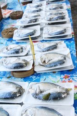 Mackerel fish steamed delicious at street food