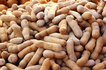 Tamarind fruit is delicious at street food