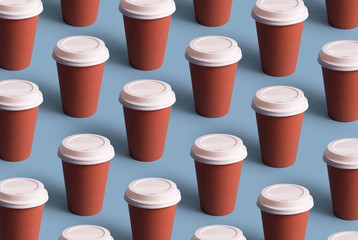 Disposable coffee cups