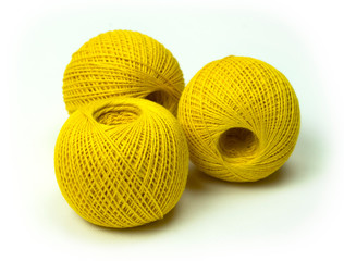 colorful spools of thread