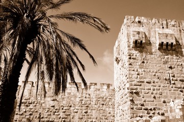 Jerusalem old city wall