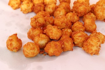 Fried chicken nuggets delicious at street food