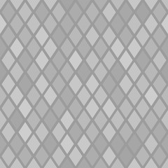 Abstract seamless pattern of small rhombus or pixels in gray colors