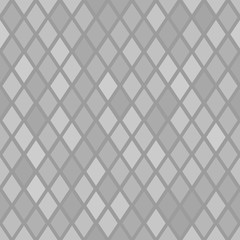 Fototapeta premium Abstract seamless pattern of small rhombus or pixels in gray colors