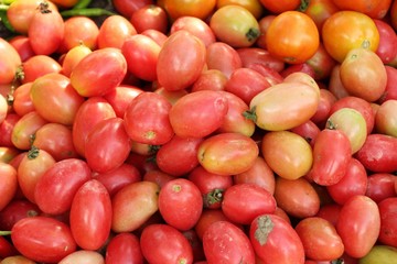 Fresh tomatoes for cooking in street food