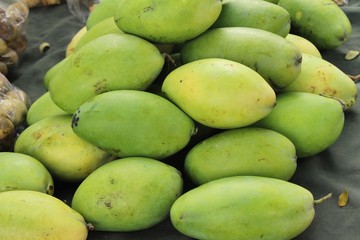 Mango fruit is delicious at street food