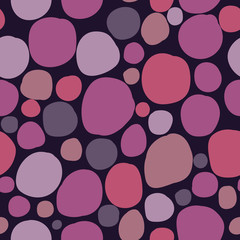 Seamless vector of multicolored geometric shapes on a dark background