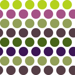 Seamless vector pattern of colorful geometric shapes on a white background