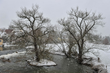 Harburg in winter (Bavaria, Germany)