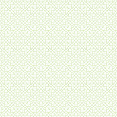 Abstract geometric pattern with lines. Sacred seamless geometry. Rhombuses, triangles and squares. Endless green texture background. Vector.