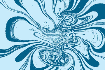 Ebru an ancient oriental paint technique. Incorporates the swirls of marble or the ripples and random waves effect. Traditional Ottoman Turkish marbling art. Vector.