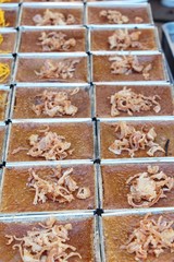 coconut custard is delicious at street food