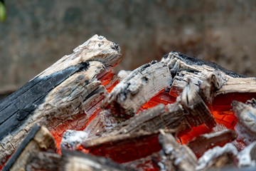 hot fireplace