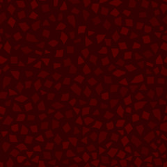 Abstract seamless pattern of small pieces of paper or splinters of ceramics of different sizes in red colors