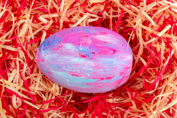 Purple easter egg.