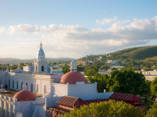 The old town of the city of Ponce in Puerto Rico, United States.