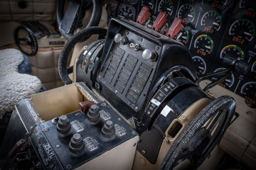 cockpit of a convair 580