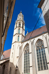 Gothic church Mary at the Shore in Vienna consecrated in 1414