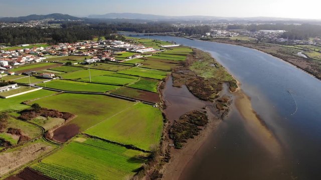 The fields at the Cavado River