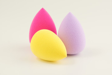 sponge for applying cosmetics on face