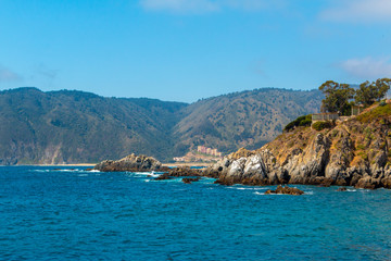 Naklejka premium Caleta Quintay Quinta Región Chile