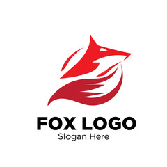 Obraz premium fox logo designs