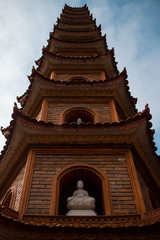 Fototapeta premium ベトナム・ハノイ・チャンクオック寺