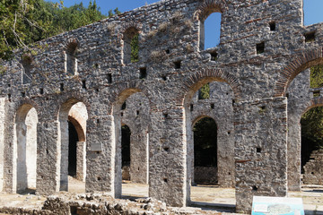 Butrint achaeological park in Albania 