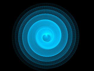 abstract round fractal