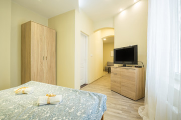 Apartment interior, bedroom