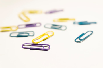 Colored paperclips