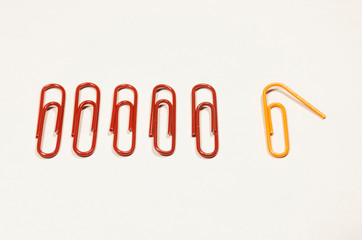 Colored paperclips
