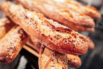 Fresh french baguettes