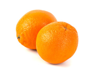 Orange Fruit isolated on white background, healty food