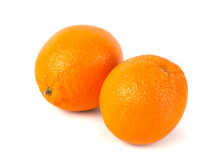 Orange Fruit isolated on white background, healty food