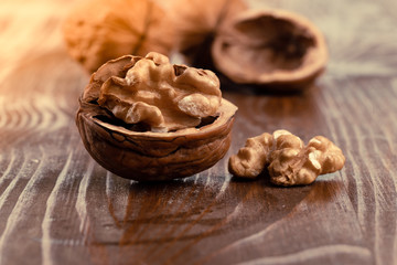 shelled walnuts